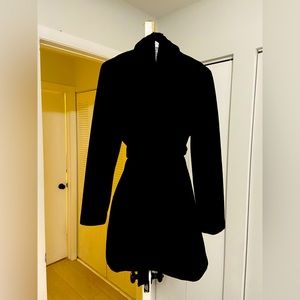 EUC Black Calvin Klein Coat